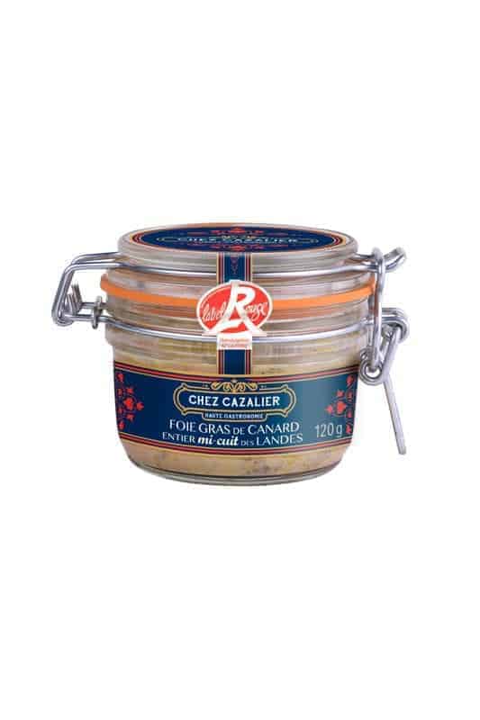 FOIE GRAS DE CANARD MI-CUIT ENTIER - Bocal 180g - ID HALAL