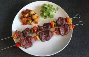 Brochettes de Coeurs de Canard