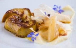 Foie gras aux salsifis