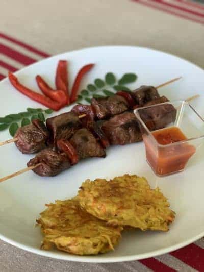 Brochettes magret et chorizo