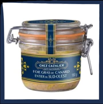 Bocal de 180 grammes de Foie Gras de Canard du Sud Ouest