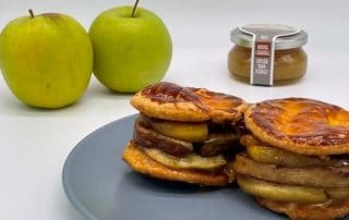 Feuilleté au Foie gras de canard et pommes