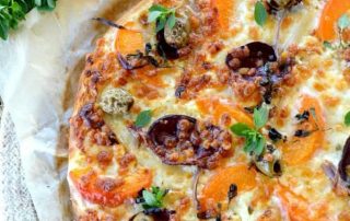 Pizza au magret de canard des Landes Pizza au magret de canard des Landes