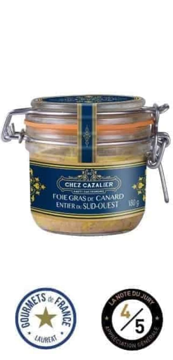 Foie gras du Sud Ouest en bocal