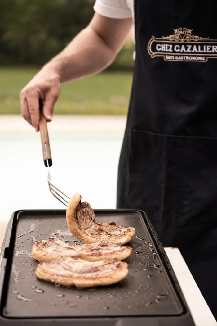 Palets de canard à la plancha
