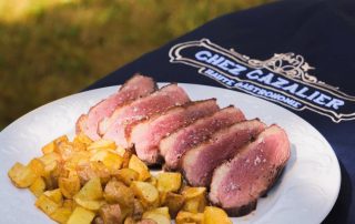 magret fondant pommes grenailles dorées magret fondant pommes grenailles dorées