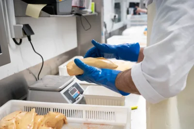 Pesée du foie gras frais Pesée du foie gras frais